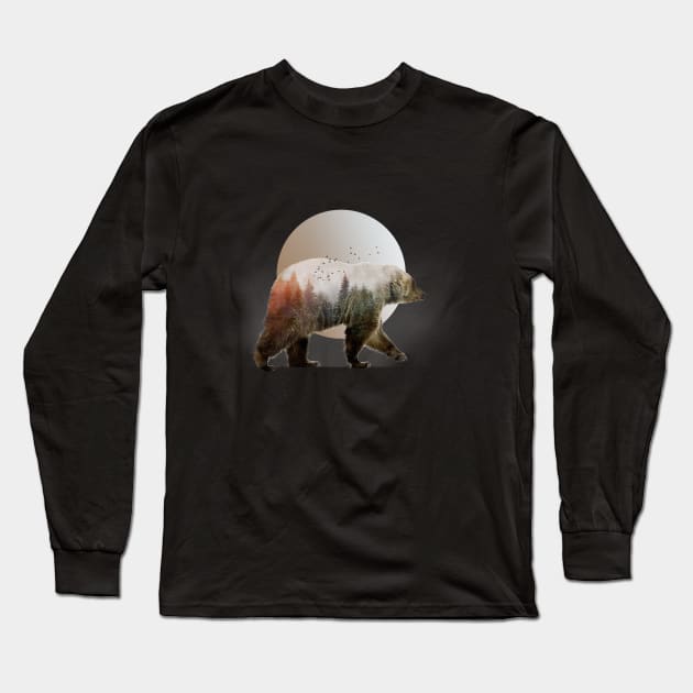 Bear Long Sleeve T-Shirt by janvimar